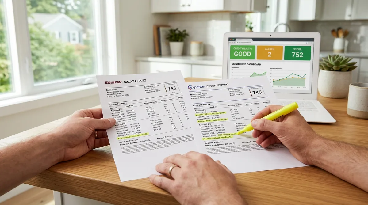 comparing Borrowell Equifax and Credit Karma TransUnion credit reports for errors in Canada