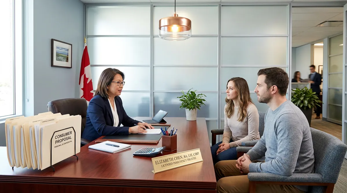 Licensed Insolvency Trustee office for consumer proposal filing in Canada