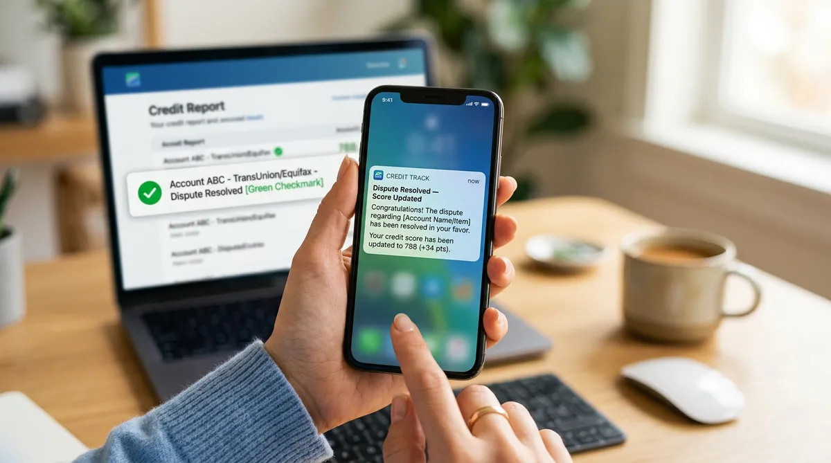 successful credit report dispute resolution improving credit score in Canada