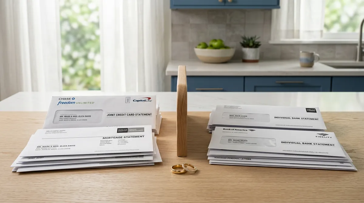 separating joint credit accounts and finances during divorce in Canada