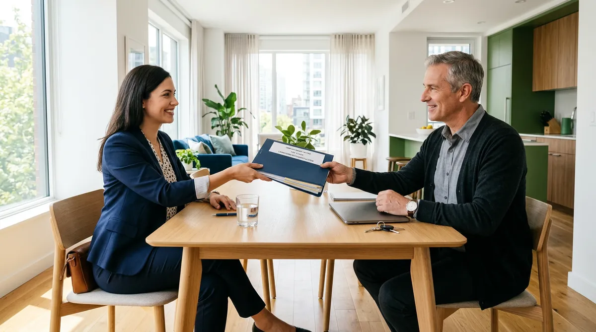 tenant presenting strong rental application with income proof to Ontario landlord despite bad credit