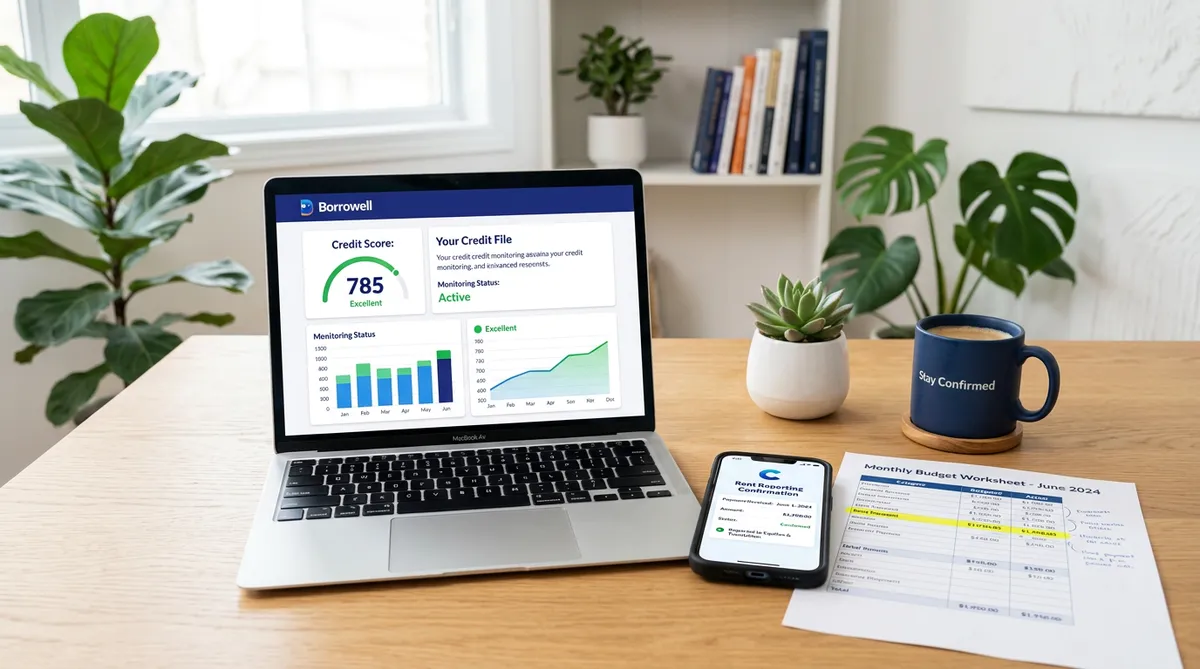 building credit while renting in Ontario using Borrowell monitoring and Chexy rent reporting