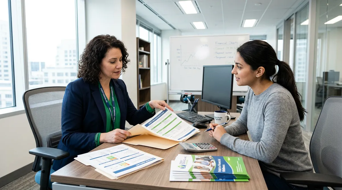 meeting with non-profit credit counsellor in Canada to escape payday loan debt cycle