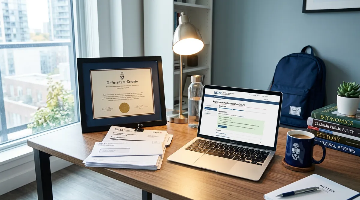Canadian student loan repayment and RAP application after graduation